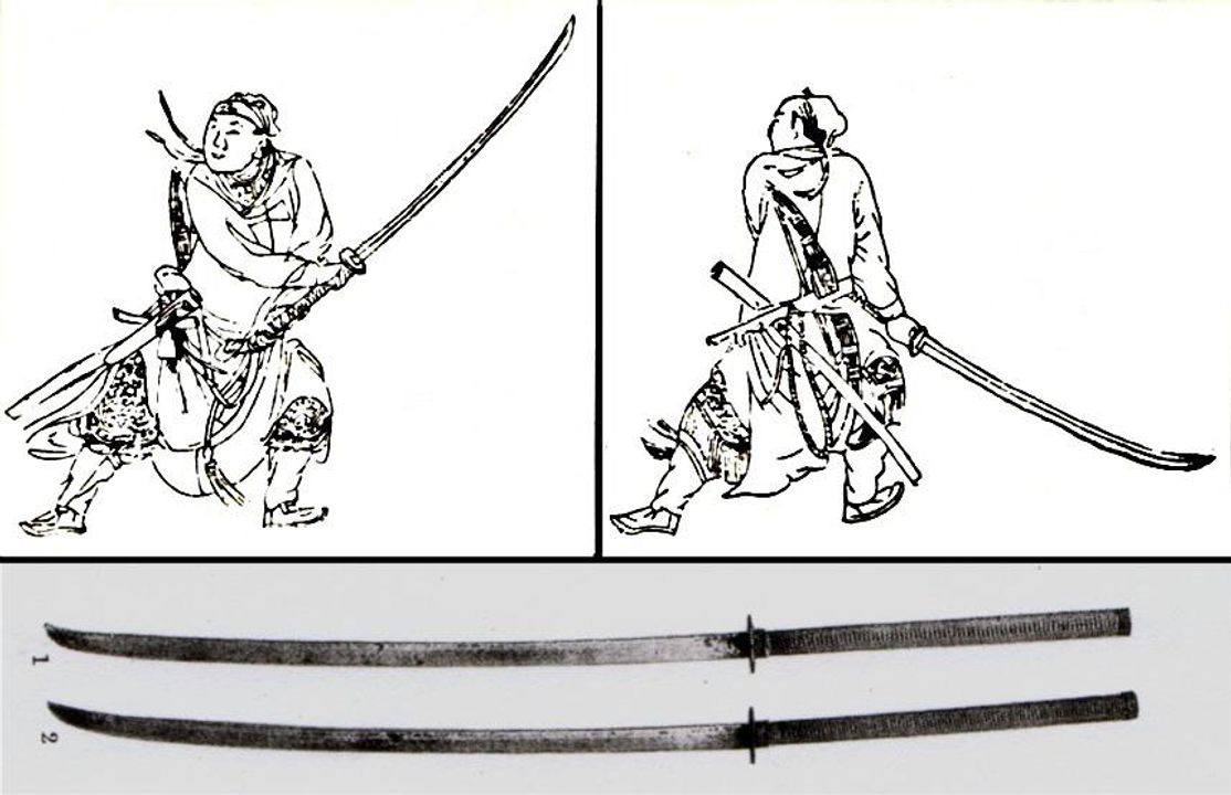 Chiều dài của zhamadao có thể dài tới hơn 2 mét.