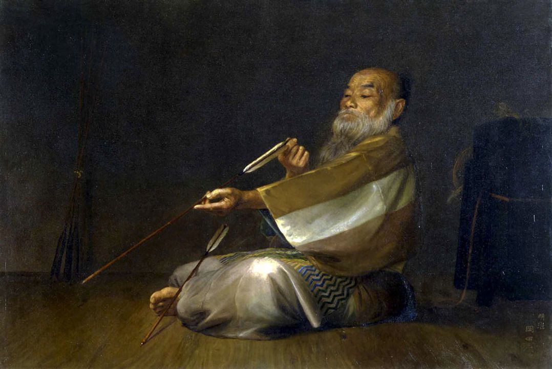 Examining an Arrow - Okada Saburōsuke (1893)