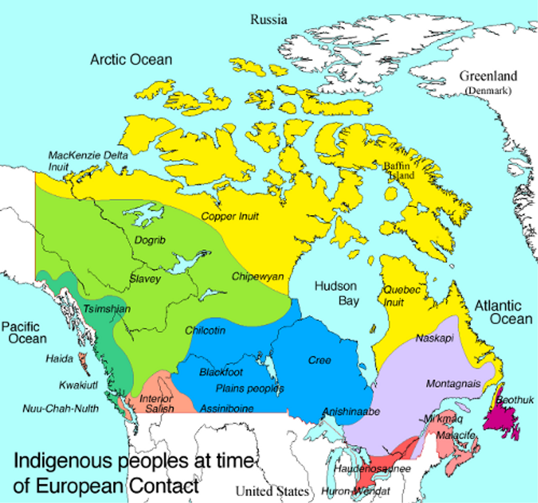 Người bản địa Canada khi thực dân xâm lược