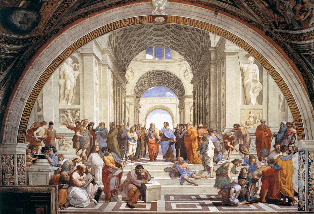 La scuola di Atene :: Raphael