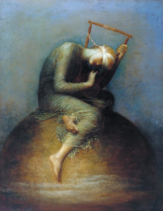Hope, George Frederic Watts, oil on canvas