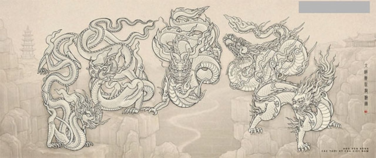 Les Dragons Vietnam des différents périodes