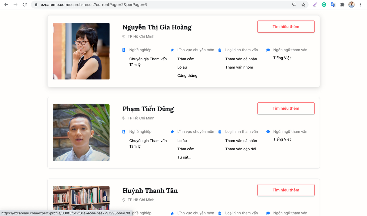 Và đây là ezCareMe của hiện tại. Liên tục thực thi và cải thiện sản phẩm chính là chìa khoá để ezCareMe có được hình hài như ngày hôm nay.<br>