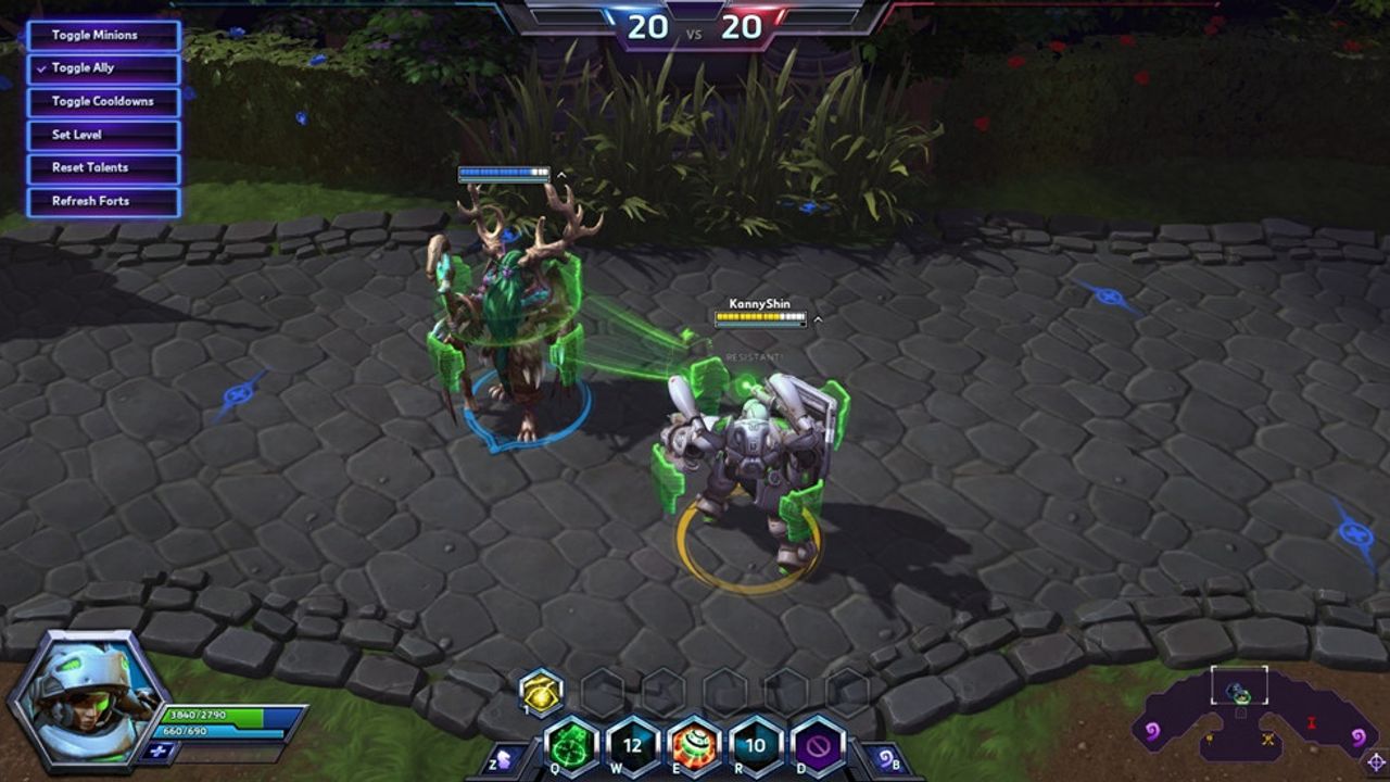 <i>Hình ảnh gameplay cực kỳ đẹp mắt của Heroes of the Storm</i>