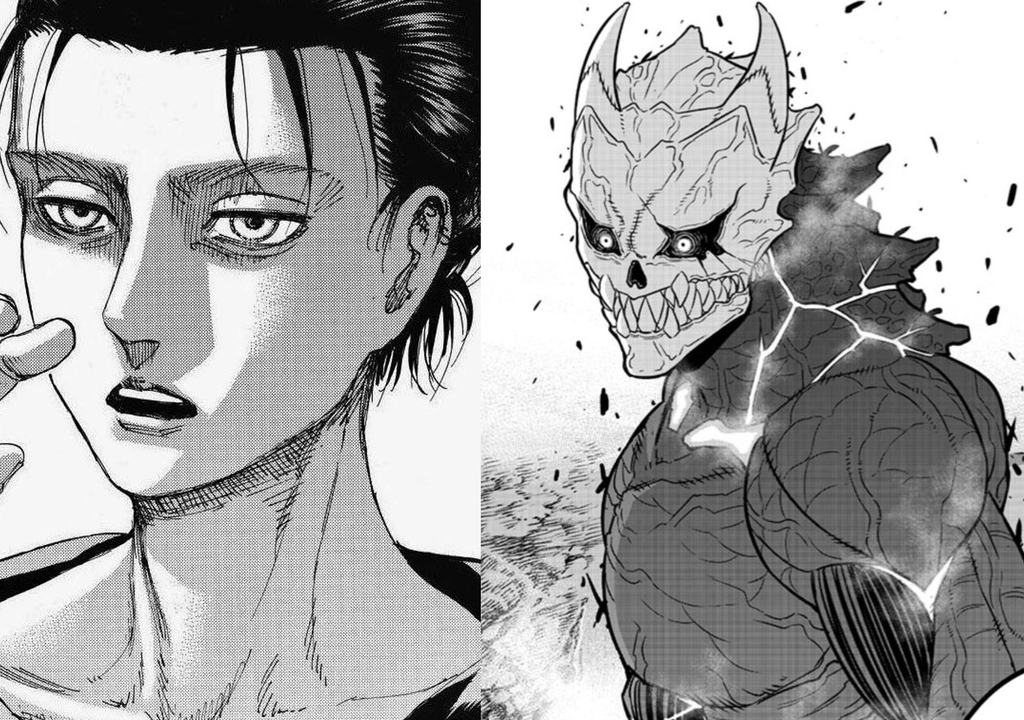 Cách mở đầu của Kaiju No.8 có một số tình huống khá giống Attack on Titan
