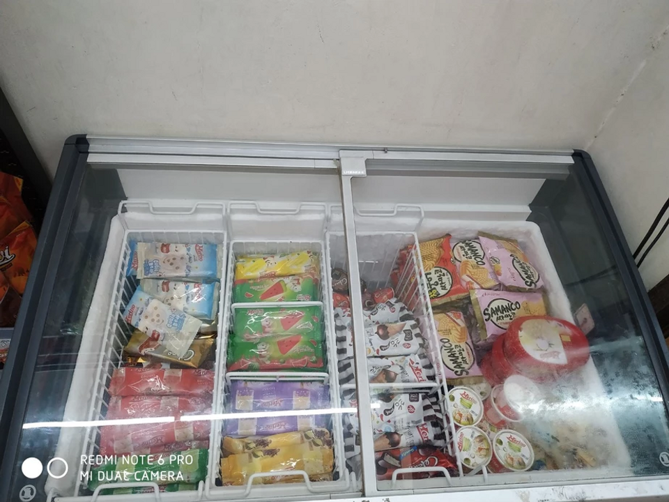 Tủ kem gọn gàng
