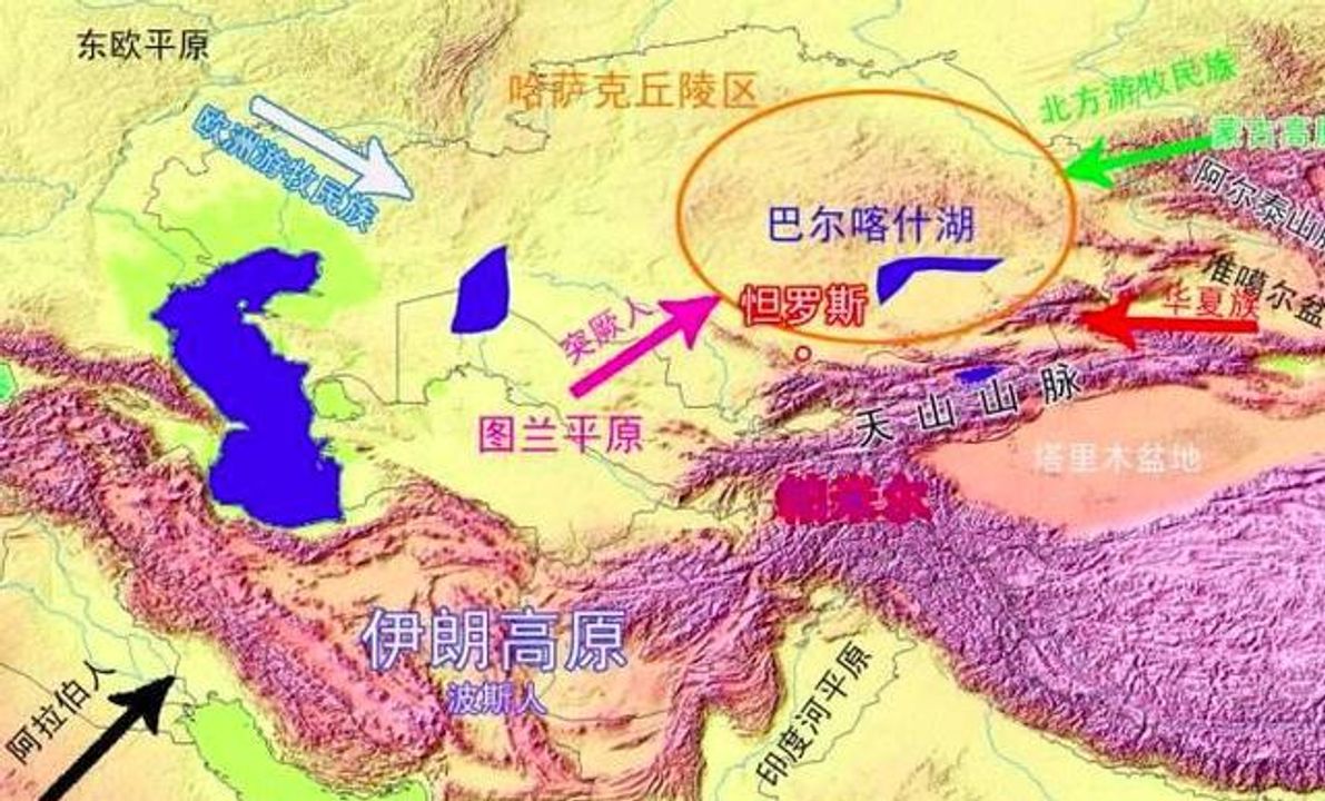 Lược đồ trận Talas