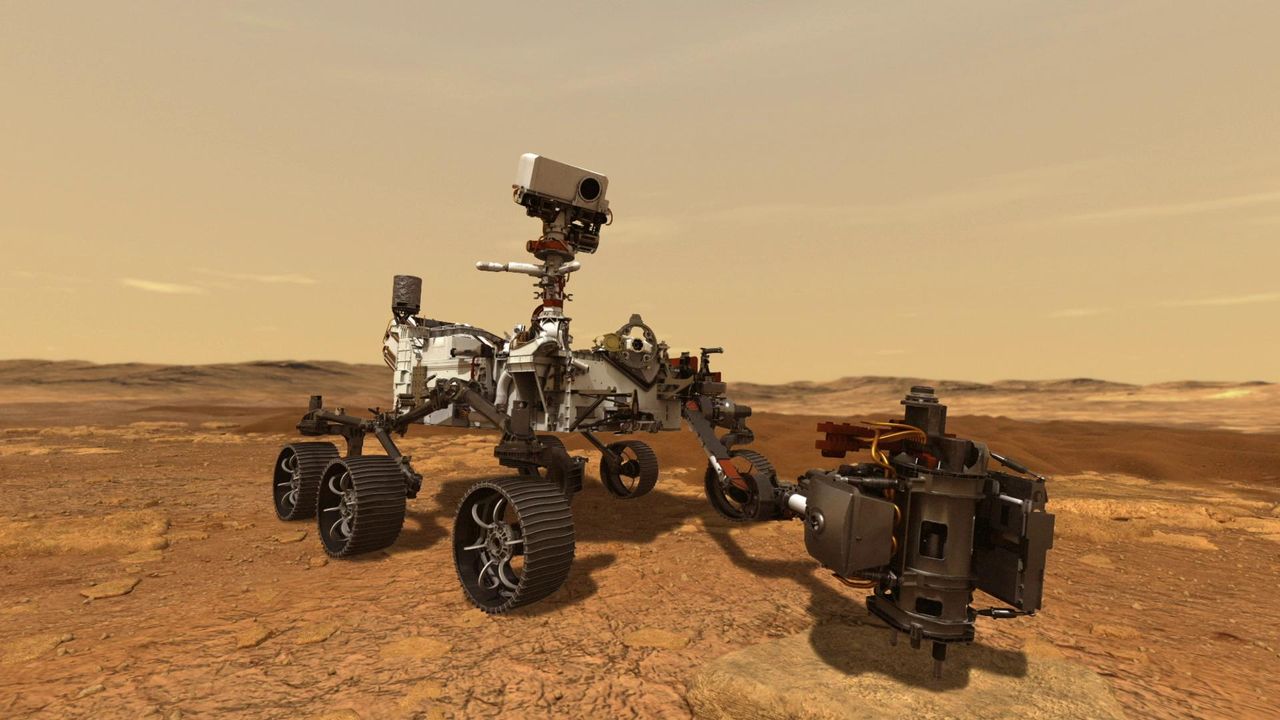 Xe tự hành Perserverance Rover (nguồn: NASA)