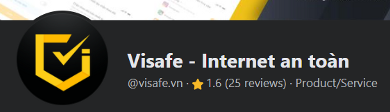 1.6 sao trên fan page của Visafe
