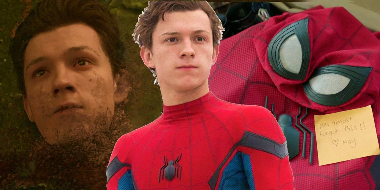 Phân cảnh cuối cùng của Spider Man và Iron Man trong <i>Infinity War</i>.