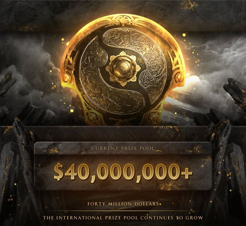 <i>DOTA 2 The International 10 với giải thưởng lên đến 40 triệu đô.</i>