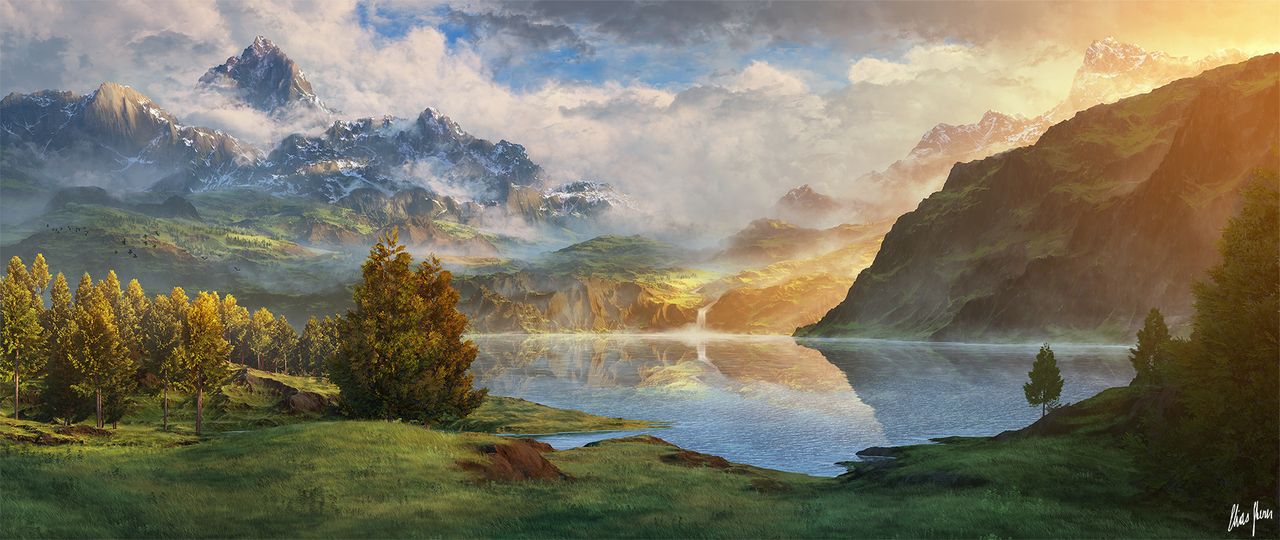 Tranquil Scenery by <a href="https://www.deviantart.com/lorddoomhammer">LordDoomhammer</a> on DeviantArt.