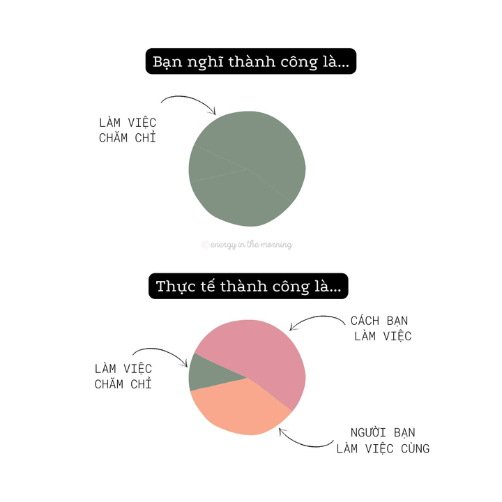 Chăm chỉ là tốt, là quan trọng, nhưng chưa phải là tất cả !