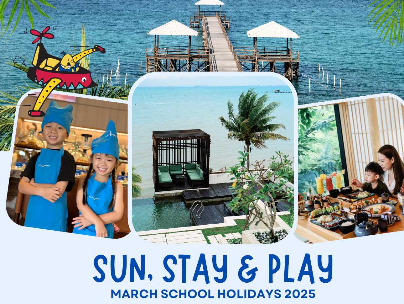 Batamfast X Montigo School Holiday (1 Bedroom Studio + 3 Ticket Ferry for Two adults & One Child)