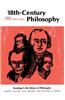 Eighteenth-Century Philosophy