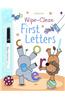 Wipe-Clean First Letters [With Marker]