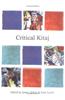 Critical Kitaj