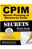 Secrets of the Cpim Master Planning of Resources Exam Study Guide: Cpim Test Review for the Certified in Production and Inventory Management Exam