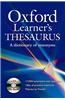 Oxford Learner's Thesaurus: A Dictionary of Synonyms [With CDROM]