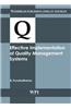 Effective Implementation of Quality Management Systems