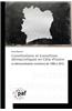 Constitutions Et Transitions Democratiques En Cote Divoire