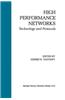 High Performance Networks: Technology and Protocols