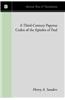 A Third-Century Papyrus Codex of the Epistles of Paul