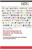 de La Evaluacion Al Analisis de Politicas Publicas