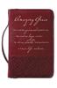 Amazing Grace Rich Red Book & Bible Cover, Large