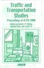 Traffic and Transportation Studies