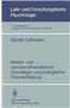Modell- und Rekursionstheoretische Grundlagen Psychologischer Theorienbildung