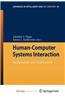 Human-Computer Systems Interaction