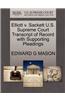 Elliott V. Sackett U.S. Supreme Court Transcript of Record with Supporting Pleadings