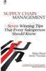 Supply Chain Management: Seven Winning Tips That Every Salesperson Should Know