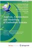 Analysis, Architectures and Modelling of Embedded Systems