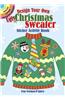 Design Your Own -Ugly- Christmas Sweater Sticker Activity Book