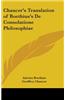 Chaucer's Translation of Boethius's De Consolatione Philosophiae