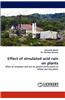 Effect of Simulated Acid Rain on Plants
