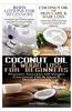 Body Lotions for Beginners & Coconut Oil for Skin Care & Hair Loss & Coconut Oil & Weight Loss for Beginners