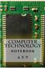 Computer Technology Notebook: 6 X 9