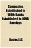 Companies Established in 1690: Banks Established in 1690, Barclays