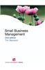 Small Business Management: An Applied Approach