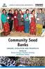 Community Seed Banks