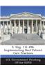S. Hrg. 111-498: Implementing Best Patient Care Practices