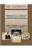 Centennial Oil Co V. Thomas U.S. Supreme Court Transcript of Record with Supporting Pleadings