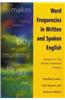 Word Frequencies in Written and Spoken English