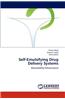Self-Emulsifying Drug Delivery Systems