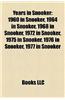 Years in Snooker: 1960 in Snooker, 1964 in Snooker, 1968 in Snooker, 1972 in Snooker, 1975 in Snooker, 1976 in Snooker, 1977 in Snooker