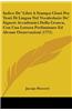 Indice De' Libri A Stampa Citati Per Testi Di Lingua Nel Vocabolario De' Signori Accademici Della Crusca, Con Una Lettera Preliminare Ed Alcune Osservazioni (1775)