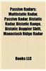 Passive Radars: Multistatic Radar, Passive Radar, Bistatic Radar, Bistatic Range, Bistatic Doppler Shift, Manastash Ridge Radar